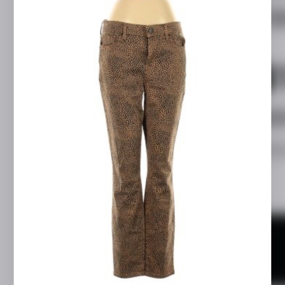 William Rast Animal Print Jeans